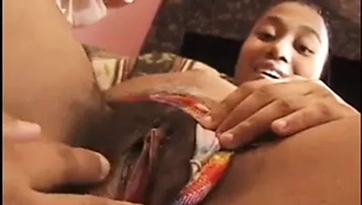 black pregnant babe gets fucked
