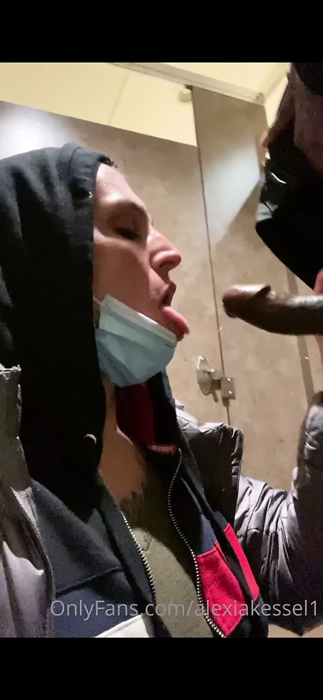 Public Bathroom BBC Blowjob