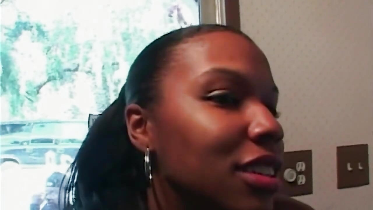 Insatiable Black Hooker Cougar Rides White Cock Deep