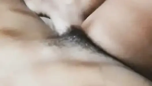 Romantic Indian girl in bed at night