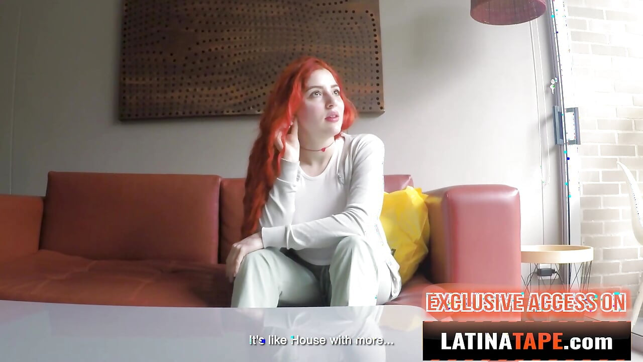 Danger, danger! she likes it wild... fucking this CUTE LATINA TEEN with red hair felt electrical