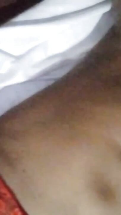 Romantic Indian girl in bed at night