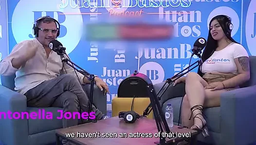 Natural Big Tits MILF Antonella Jones Fucks a BBC in a Hot Podcast