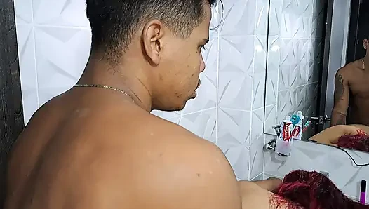 Hot BBW milf fucking her stepson
