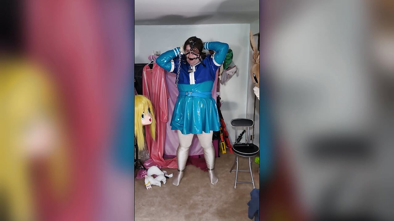 Maria Cosplay, esaret resimleri ve zaman kilidi eller serbest vibratör orgazmı