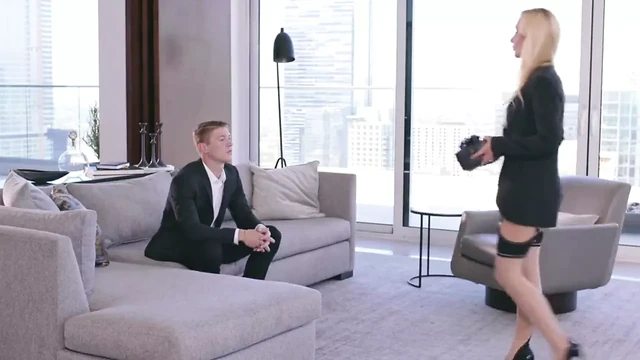 tushy, elsa enjoys anal with kayden's boy-toy as she watches