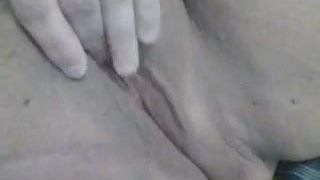 BBW GF plays with pussy