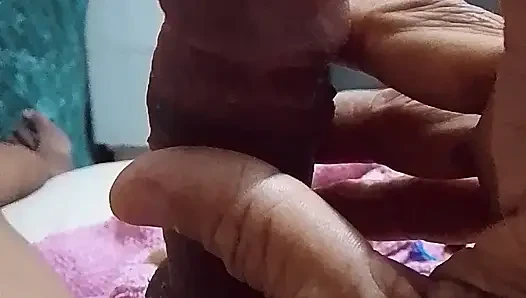First of July jerking with watching video sex to assy