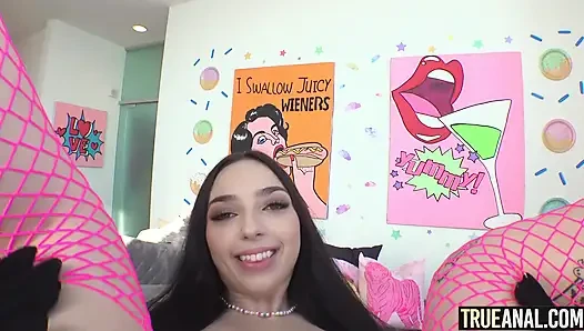 TRUE ANAL Riding Scarlett Rosewood's ripe ass