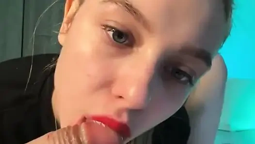 Jucielussie sucking dildo and sexy doggystyle