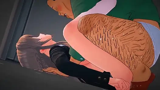 NTR-Asuna aldatıyor Girlfriend_3D animasyonu