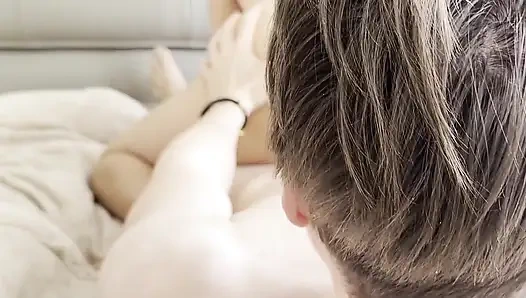 Romantic and Passionate Morning Sex with Asian Wife (wmaf with Kiss and 69)