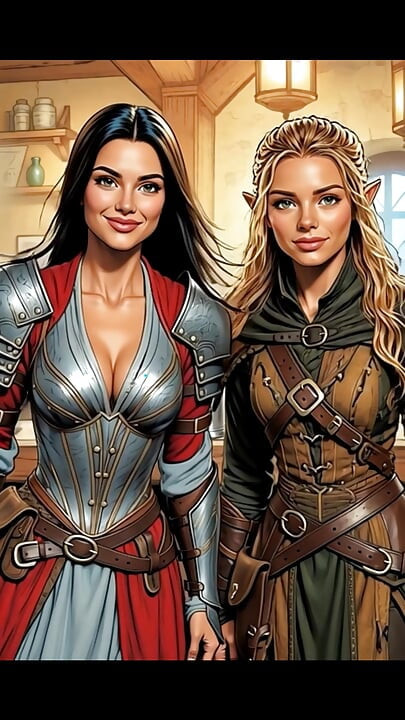 ErosQuest - Arya, a zsoldos - Sapphic Pleasures 1 - AI tartalom