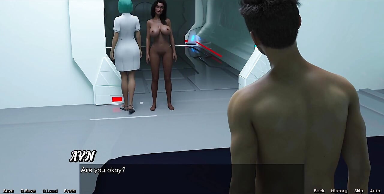 Stranded in Space - Hot Busty Ebony MILF Plays with Her Pussy and Begs Me to Fuck Her in Her Bed