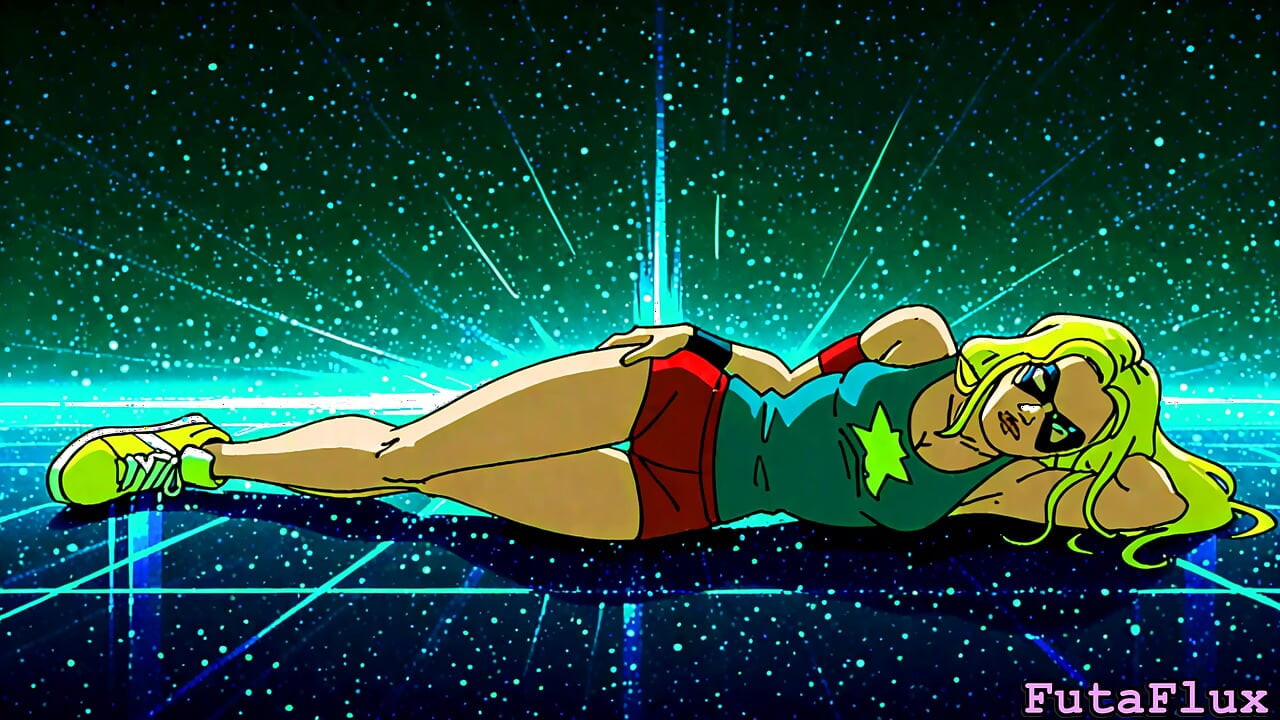 Futanari Carol Danvers - masturbiranje, cumshots, selfsucking i još mnogo toga!
