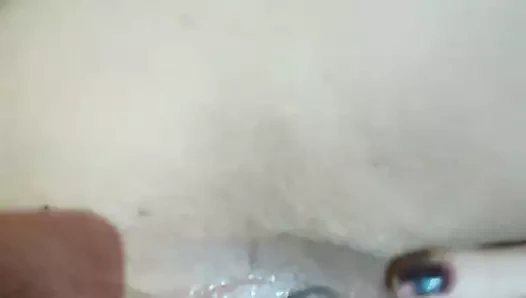 Lusi masturbates in front of other men on webcam while her spouse