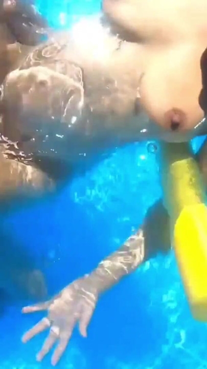 Impregnated in the Backyard then Pregnant Pool Sex with Big Belly | Clip 3