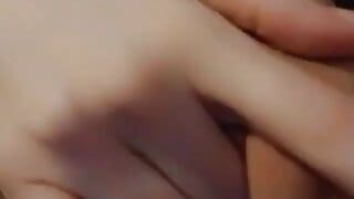 Bratty Goth Girl Sucks on Her Fingers Before Fucking Herself with Them