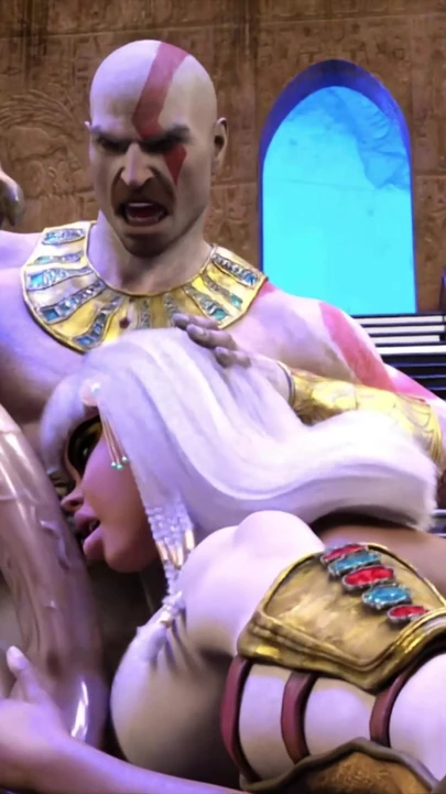 Nezaboravan trenutak iz "Kratosa u Anubis-ovom haremu - animacija"