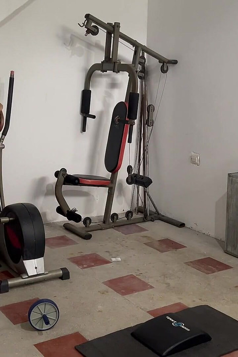 There Was No One Else in the Gym, so They Gave in to the Temptations.