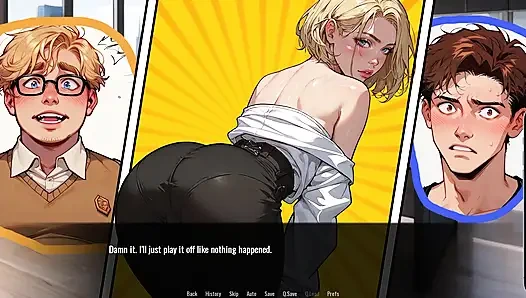 Ateşli kızıl saçlı striptizci kucak dansı yapıyor - Port Haven'a hoş geldiniz #4 oyun