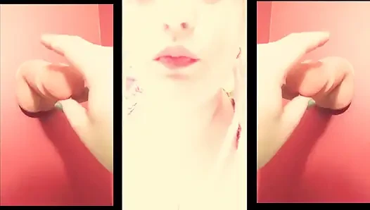 Deine freundin hat dich beim porno-schauen erwischt, so spuckt sie auf dich und klatscht deinen bonner, no talk