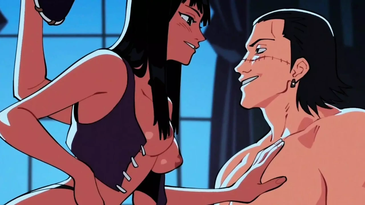 One Piece： Crocodile的耳语 - 罗宾会弯多远？（卡通模仿）