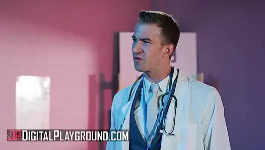 DIGITALPLAYGROUND - die sexy krankenschwester Alessandra jane macht das Debüt des Operateurs mit einem wilden fick unvergesslich