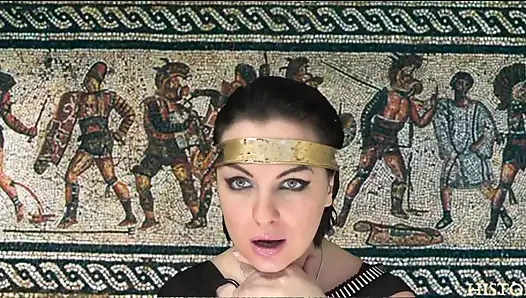 True Roman goddess sucking your cock