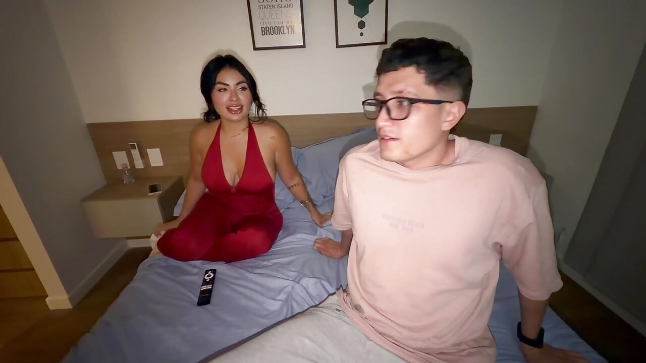 My favorite dildo is discovered, he fucks me in the middle of the movie with his big thick cock - AlejandraPalacios & PipeBoy
