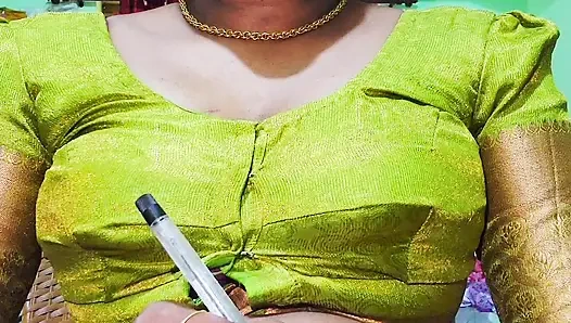 Indian hot wife bedroom Came out mouth with Boyfriend