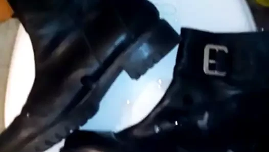 Kız arkadaşımın ayakkabılarına cum 22#