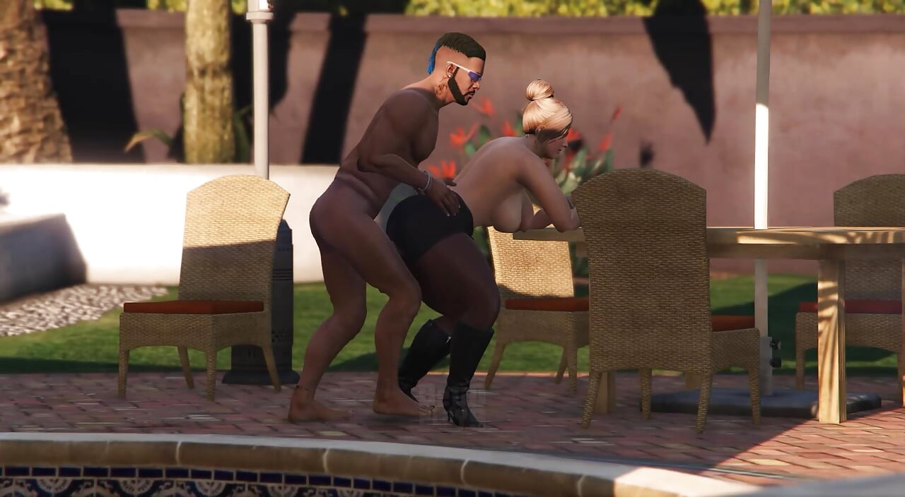 GTA 5 Franklin e Amanda Completo 35 min Filme na Casa de Michael