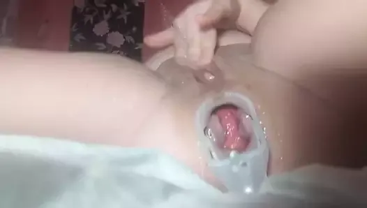 Anal speculum and big squirt