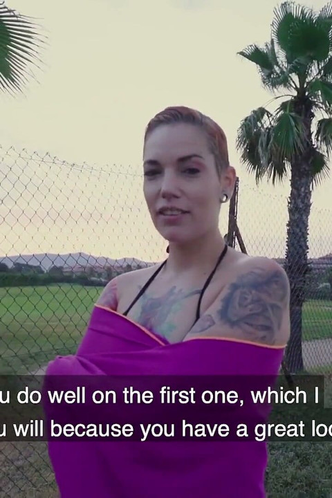 Public Agent - Topless Tattooed Cover Girl Silvia Rubi Loves It Hard
