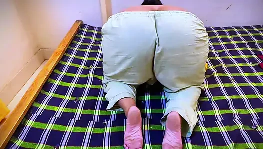 Pertunjukan live gadis kampus di hostel saat dia lagi sange berat