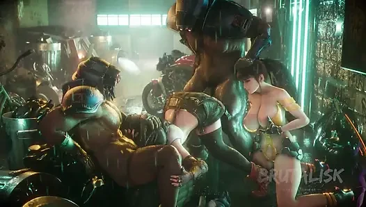 Hot Ride EVE and Tifa Versions Part 3