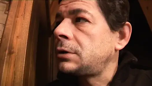 Naughty and naked woman banged by a younger boy in a chalet