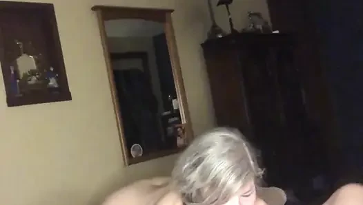 Squirting Granny Sucks Cock B4 Cowgirl! Maxxximummilf