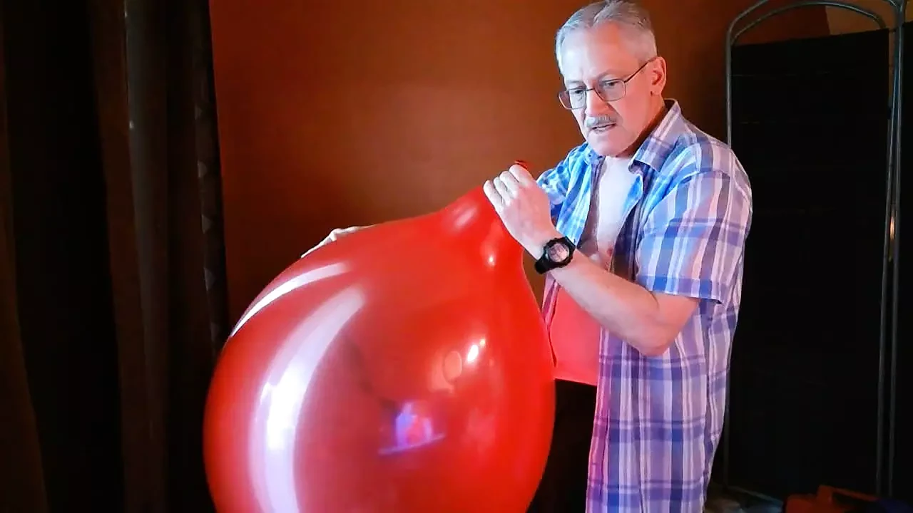 142) Trei baloane mari Kinky Popping Distracție cu tati balloonbanger