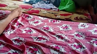 Boy doing chill in bed
