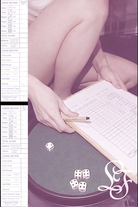 I pushed a glass up my butt and used it to roll the dice!