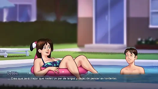 Mommy is naughty mommy wants to make love whenever she can with her tenant - Summertime Saga