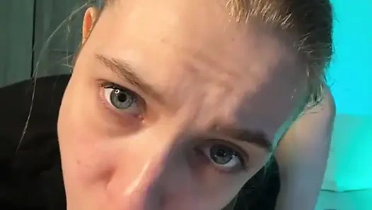 Jucielussie sucking dildo and sexy doggystyle