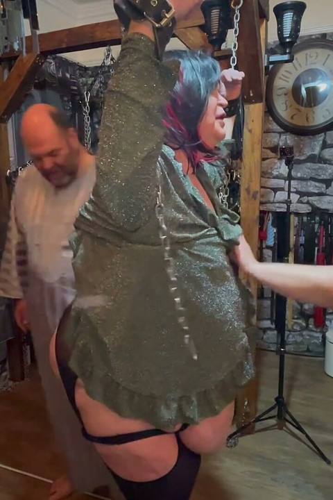 Part 1:- Punishment Session for Stephanie for Not Sucking Enough Cock with Domina Satana and Lanista Bear.
