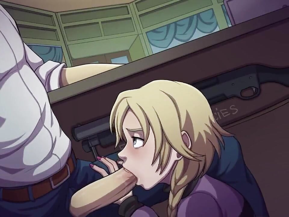 Witch Hunter - Part 7 Scenes - Slutty Librarian Blowjob Under the Desk by Loveskysanhentai