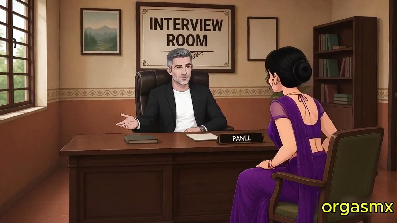 Desi Kamini Bhabi Job Interview - Office Meeting - Ai Generated Desi Romance