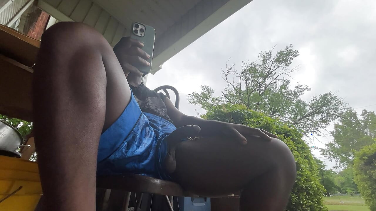 I Got Up Early In The Morning Just So I Can Have A Gooning Session On The Front Porch With Me Nutting