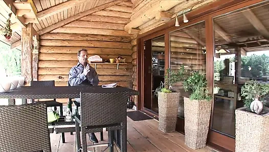 Maid gets fucked in ass