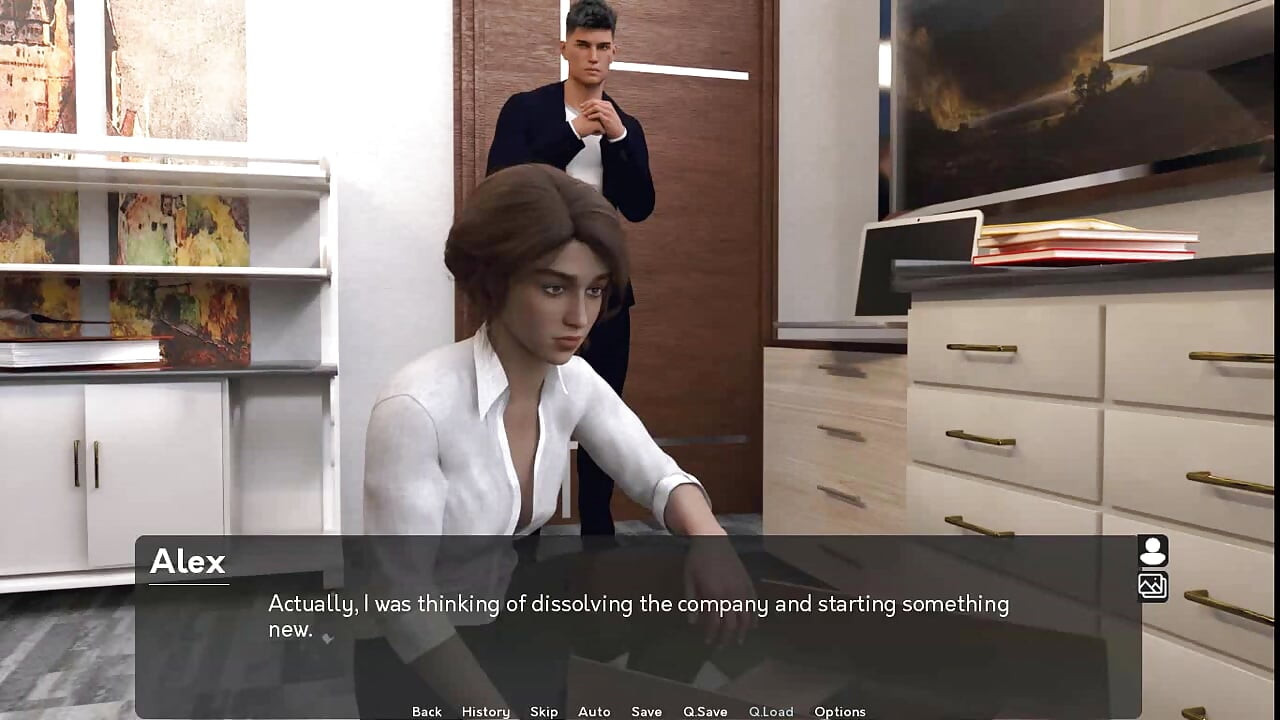 Pantyhoes: the employees are angry to their boss, because  he fucked them all ep 8
